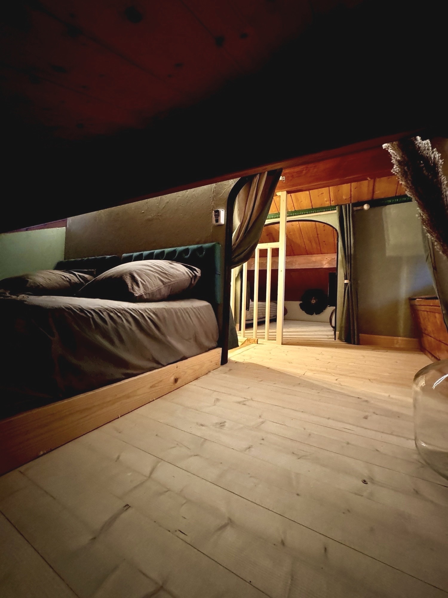 Vue immersive du dortoir